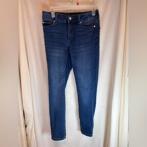 Tahari Chloe Skinny Jeans Women’s 6/28 Med/Dark Wash Stretch